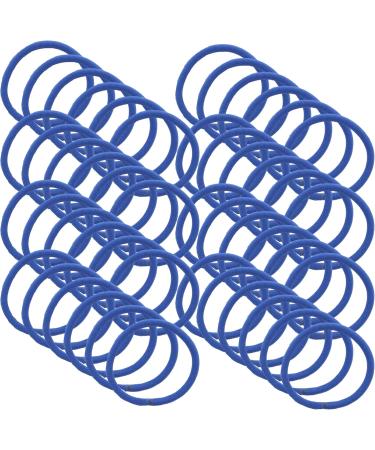 Topkids Accessories 48pc Elastic Hair Bands for Girls and Women Hair Ties No Damage Hair Accessories for Women Hair Elastics Hair Bands for Women Hair Bobbles (Royal Blue) - Buy Online on GoSupps.com