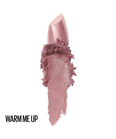 Maybelline Color Sensational Lipstick - Cream Finish, Hydrating Nude Pink Lipstick - Warm Me Up - 0.15 Ounce - Buy Online on GoSupps.com