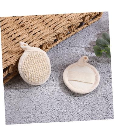 FOMIYES 2pcs Bath Towel Exfoliating Cloths - Natural Loofah Pads & Sponges for Body and Face - Ideal Shower Accessory - Buy Online on GoSupps.com