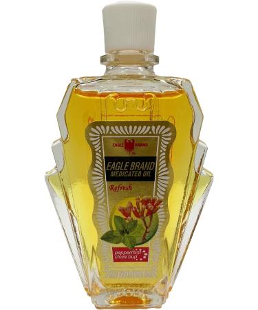24ml Eagle Brand Medicated Oil - Refreshing Peppermint Clove Bud External Analgesic - Buy Online on GoSupps.com