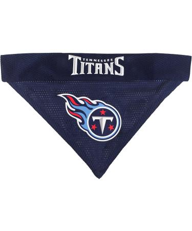 Tennessee Titans Reversible Dog Bandana - Premium Embroidered Logo - NFL Large/X-Large Size - Buy Online on GoSupps.com