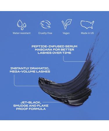 Babe Original - Babe Lash Volumizing Mascara wischfest langlebig and keine Klumpenformel aufbaubares Volumen wasserabweisend 3 ml dramatisches Schwarz - Buy Online on GoSupps.com