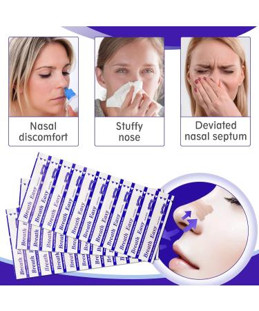 Nose Plaster Snoring Solution - Anti-Snore Nasal Strips for Blocked Nose Relief (30 Pieces) - Drug-Free Extra Strong for Sports & Sleep - Buy Online on GoSupps.com