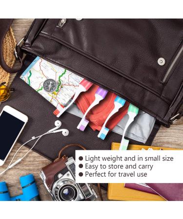 Generic Portable Toothbrush 4 Pack - Travel Friendly Fine Hair Oral Cleaning for Stain Removal - Buy Online on GoSupps.com
