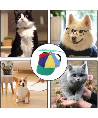 Colorful Propeller Hat for Dogs - Cotton Helicopter Design | Cute & Decorative Pet Accessory - Buy Online on GoSupps.com