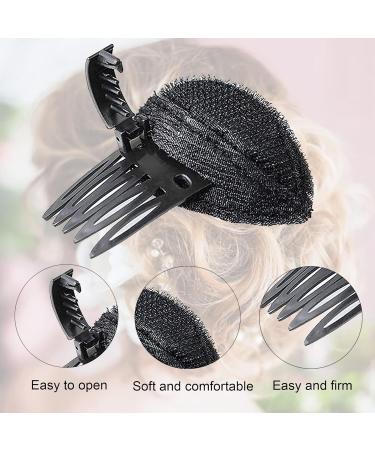 Yzsz Puff Hair Pillow - 4 Fluffy Sponge Pads for Invisible Styling | Hair Accessories for Women & Girls - DIY Hairstyles (2 Colors) - Buy Online on GoSupps.com