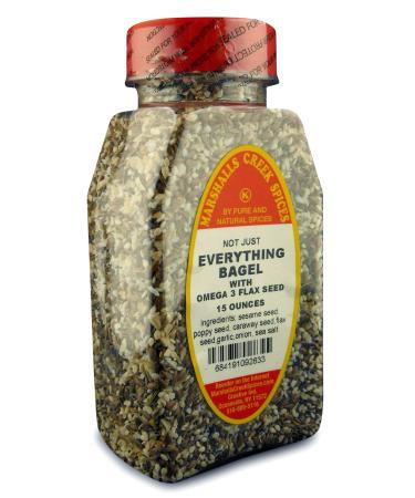 Marshalls Creek Spices Marshalls Creek Kosher Spices Everything BAGEL WITH Omega 3 Flax Seed 15 Oz 15 ounces