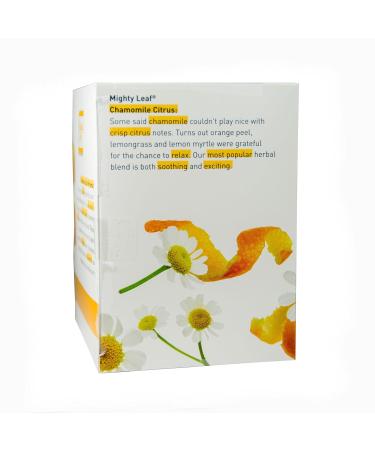Tea Chamomile citrus mighty leaf 15 bag 1.59 oz - Buy Online on GoSupps.com