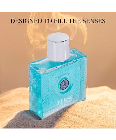 NovoGlow Verse Pour Homme Eau De Parfum Spray for Men Long Lasting Citrusy Floral & Masculine Fragrance Smell Fresh All Day Long Gift for Men for All Occasions Citrusy Floral Lemon Bergamot Neroli and Rose - Buy Online on GoSupps.com