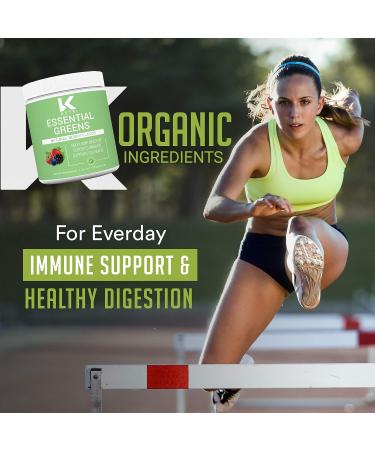 K Nutri Supergreens 30 Servings Organic Superfood Powder - Fruit & Vegetable Blend for Detox, Immunity, Energy & Gut Health - Naturally Flavored - Greens Supplement - Buy Online on GoSupps.com
