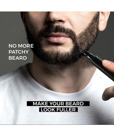 HWU Beard Pencil Filler for Men - Long Lasting Natural Finish Beard & Moustache Dye Kit in Black - Buy Online on GoSupps.com