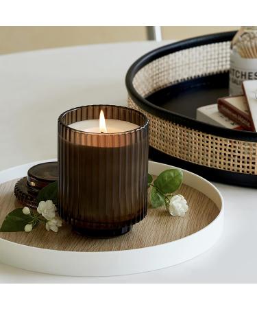 LA Jolie Muse Woody Jasmine Scented Candle | Natural Wax | 80 Hours Burn Time | Home Decor Gift | 12.3oz - Buy Online on GoSupps.com