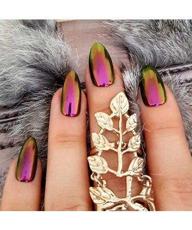 Chameleon Chrome Mirror Nail Powder - Pink/Gold | International Shipping Available - Buy Online on GoSupps.com