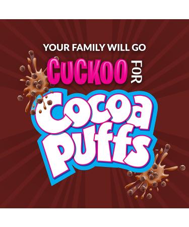 Cocoa Puffs Chocolate Breakfast Cereal - Whole Grains 18.1 oz | Delicious & Nutritious - Buy Online on GoSupps.com