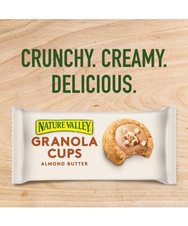 Nature Valley Granola Cups Almond Butter - 6.2 oz | Healthy Snack - Buy Online on GoSupps.com