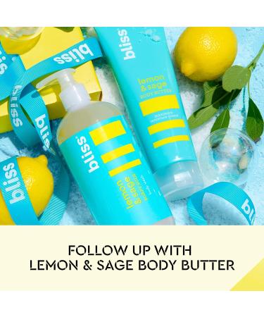Bliss Lemon & Sage Soapy Suds Body Wash - 17 Fl Oz - Gentle, Hydrating, Paraben-Free - Vegan & Cruelty-Free - Buy Online on GoSupps.com