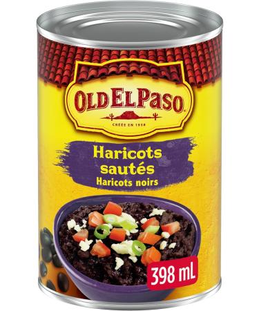 Old El Paso Refried Black Beans 398 Milliliter - Buy Online on GoSupps.com