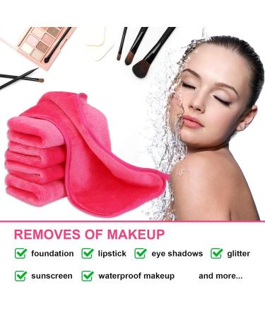 Microfiber Makeup Removal Towels - Hypoallergenic Reusable Washable (5 Pack) | Demplation Color-B - Buy Online on GoSupps.com