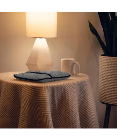 Hotties Micro Hottie - Microwave Hot Water Bottle - Lambswool Fleece - Grey - Buy Online on GoSupps.com