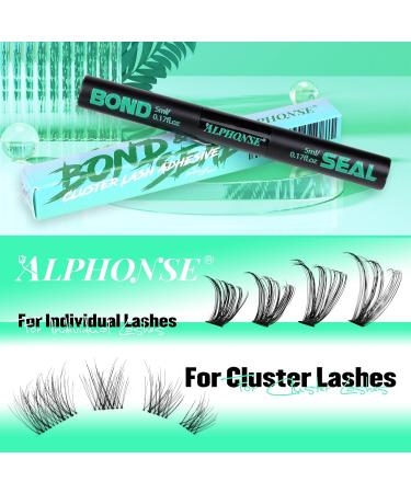 Lash Bond and Seal Waterproof 2-in-1 Lash Glue - Strong Hold Long Lasting Lash Extension Adhesive | ALPHONSE C. Bond-Seal - Buy Online on GoSupps.com