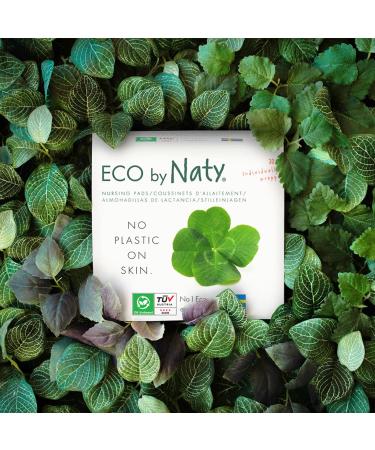 ECO by Naty Nursing Pads - Plant-Based Nipple Pads for Breastfeeding Pregnancy & Postpartum (30 Pads) - Eco-Friendly & Safe for Moms - Buy Online on GoSupps.com