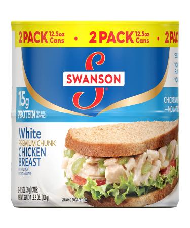 Swanson's Premium White Chunk Chicken Breast 12.5oz - Pack of 2 - Buy Online on GoSupps.com