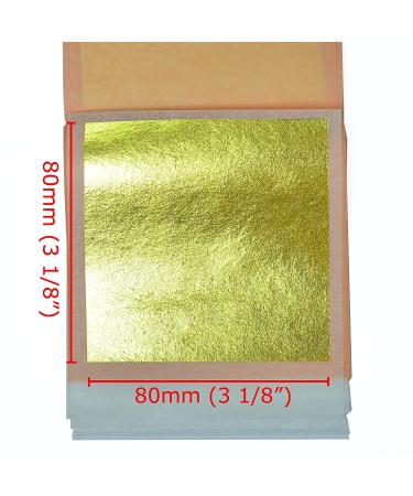 Genuine Edible Gold Leaf Sheets by Barnabas Blattgold - 3.1 Inch Booklet, Pack of 10 Sheets - Transfer Patent Leaf for Culinary Delights - Buy Online on GoSupps.com