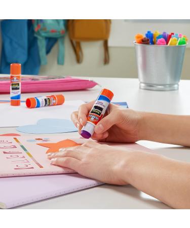 Elmer's Washable Dissappearing Purple School Glue Sticks 3 Pack 6 grams Each (E520) - Buy Online on GoSupps.com