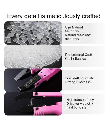 Buy 100g Keratin Glue Granulate Pellets - Transparent Hot Melt Pearls for Hair Extensions Nail Art & Crafting Accessories - Buy Online on GoSupps.com