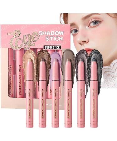 Eyeshadow Stick Creamy Longlasting Eyeshadow Waterproof Dirtproof Guarantees the Vibrant Gadget for All Day Offers Effortless Blending Perfect Comfortable Makeup Pencil for Eyeliner - Buy Online on GoSupps.com