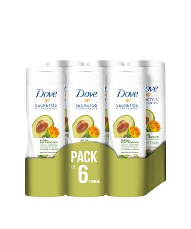 Dove Avocado Oil and Calendula Extract Body Lotion 400ml 6 Pack