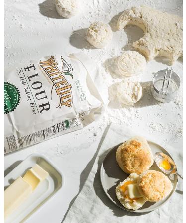 Non-GMO White Lily Self Rising Flour 5 lb Bag (Pack of 2) - By The Cup Swivel Spoons - Buy Online on GoSupps.com