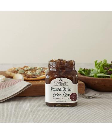 Stonewall Kitchen Roasted Garlic Onion Jam - 13 Oz | Gourmet Condiment & Spread - Buy Online on GoSupps.com