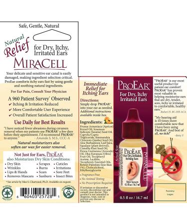 ProEar 1/2 oz - Professional Ear Care Solution - Buy Online on GoSupps.com