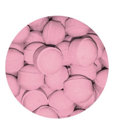 30 x Scented Bath Marbles Fizzers Mini Bombs in Gift Bag (Rose)
