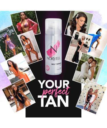 Norvell Professional Sunless Self Tanning Mist 7 fl.oz. | Airbrush Spray Solution with Bronzer - Buy Online on GoSupps.com