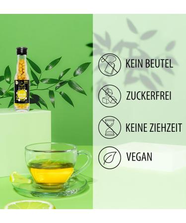 TEABALLS - Lemon (1 x 15 g) | Tea or Lemonade | Black Selection | Approx. 150 Teaballs | for Approx. 30-75 - Buy Online on GoSupps.com