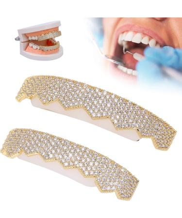 Buy Hip Hop Teeth Grills Set - Iced Out Gold Teeth Jewelry for Men & Women | International Shipping Available - Buy Online on GoSupps.com