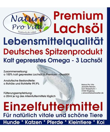 Premium Salmon Oil for Horses - Omega-3 Cold-Pressed Fish Oil for Skin & Immunity - 500ml Glass Bottle - Buy Online on GoSupps.com