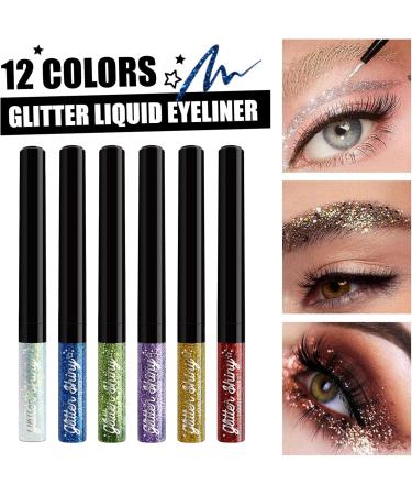 Glitter Eyeliner Liquid Eyeliner Glitter Glitter Eyeshadow Glitter Makeup Stage Makeup (7) - Buy Online on GoSupps.com