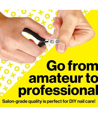 Harperton Cuticle Trimmer - Stainless Steel Non-Slip Nipper for Fingernails and Toenails - Buy Online on GoSupps.com