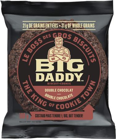 Big Daddy Double Chocolate Cookies Soft & Tender Home-Baked Style Gourmet Cookies Contains 8 Cookies (Individually Wrapped) 800g Double-Chocolate Cookies - Buy Online on GoSupps.com