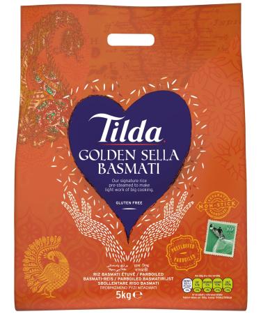 Tilda's Golden Sella Basmati Rice 5kg - Pack of 1