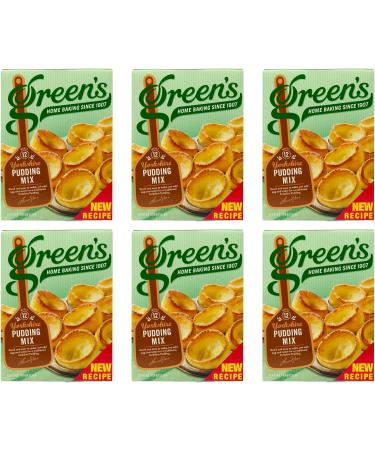 Yorkshire Pudding Mix Bundle with Green's Yorkshire Pudding Mix 125g x6 (Pack of 6 Bundle) - Buy Online on GoSupps.com
