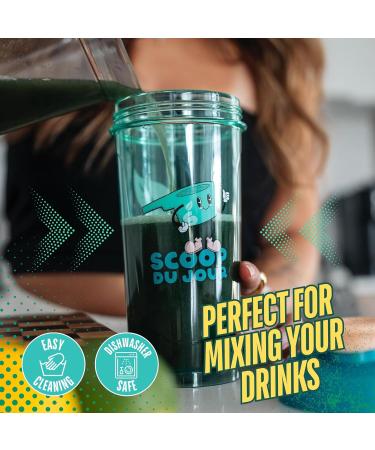 Shop Sante Shaker Bottle Perfect for Protein Shakes and Pre Workout 28-Ounce No Odor Stain Free BPA Free - Scoop du jour - Buy Online on GoSupps.com