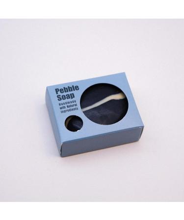 Handmade Stripe Pebble Soap (Charcoal) - Buy Online on GoSupps.com