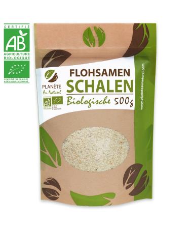 Organic Psyllium Husks - 500g - 99% purity certified organic