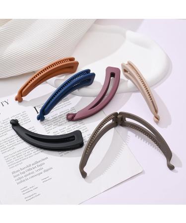 Eyegla 6-Piece Colored Banana Hair Clip Set for Thick Hair - Non-Slip Ponytail Holders for Women & Girls - Buy Online on GoSupps.com
