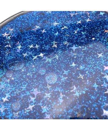 Pandysilioer Cute Blue Lens Container with Flowing Sequins - Stylish Lentils Bag for Girls | International Shipping Available - Buy Online on GoSupps.com