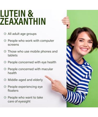 Ved Lutein 40mg with Zeaxanthin 2mg New Micro encapsulated Marigold Extract Formula for Maintenance of Normal Vision 90 Vegan Capsule(3 Months Supply) - Buy Online on GoSupps.com
